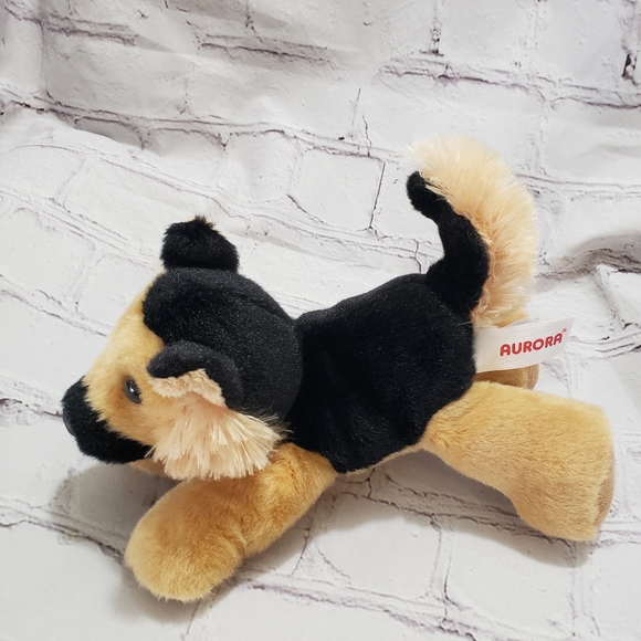 ๐SOLD๐ Aurora Flopsie Bismarck German Shepherd Plush 9-inch Stuffed Toy 2019 - Picture 3 of 7